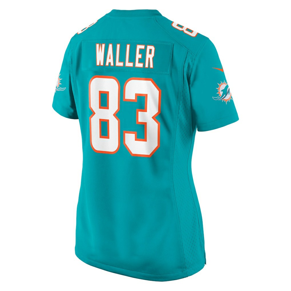 Darren Waller Miami Dolphins Women's Team Game Jersey - Aqua outlet