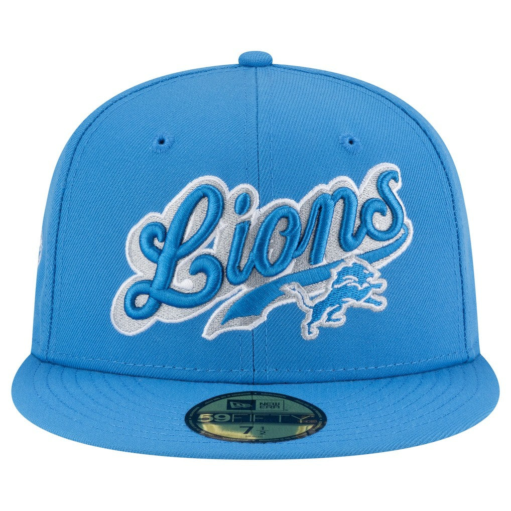 Detroit Lions New Era Born x Raised 59FIFTY Fitted Hat - Blue for sale