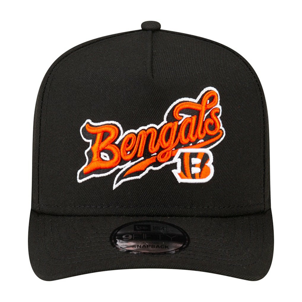 Cincinnati Bengals New Era Born x Raised A-Frame 9FIFTY Snapback Hat - Black sale