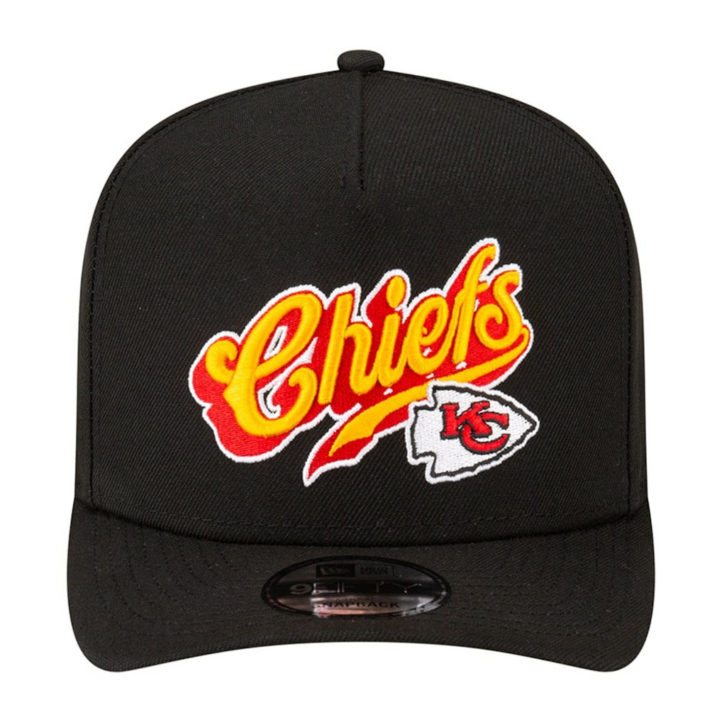 Kansas City Chiefs New Era Born x Raised A-Frame 9FIFTY Snapback Hat - Black discount
