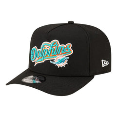 Miami Dolphins New Era Born x Raised A-Frame 9FIFTY Snapback Hat - Black discount