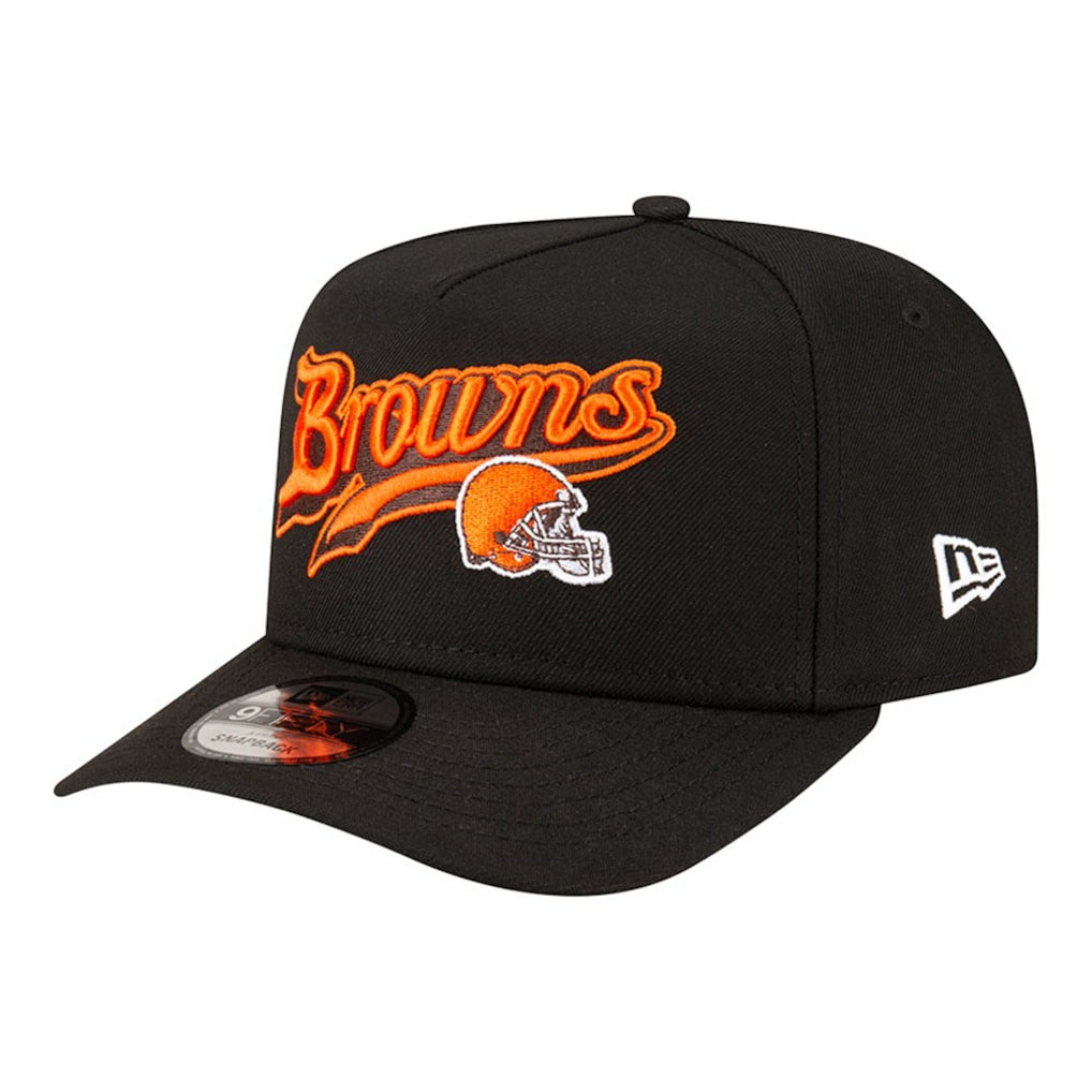 Cleveland Browns New Era Born x Raised A-Frame 9FIFTY Snapback Hat - Black sale