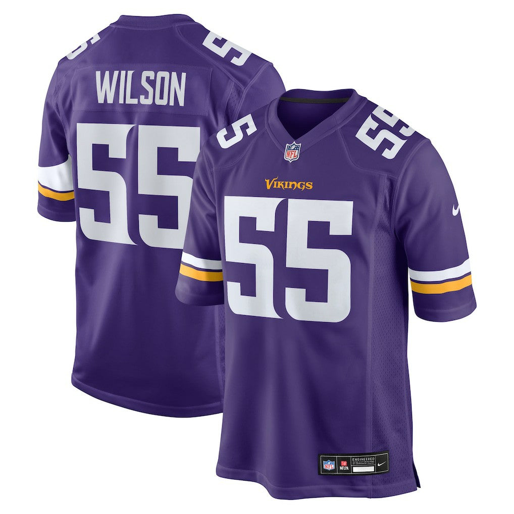 Eric Wilson Minnesota Vikings Team Game Jersey - Purple cheap