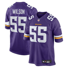 Eric Wilson Minnesota Vikings Team Game Jersey - Purple cheap