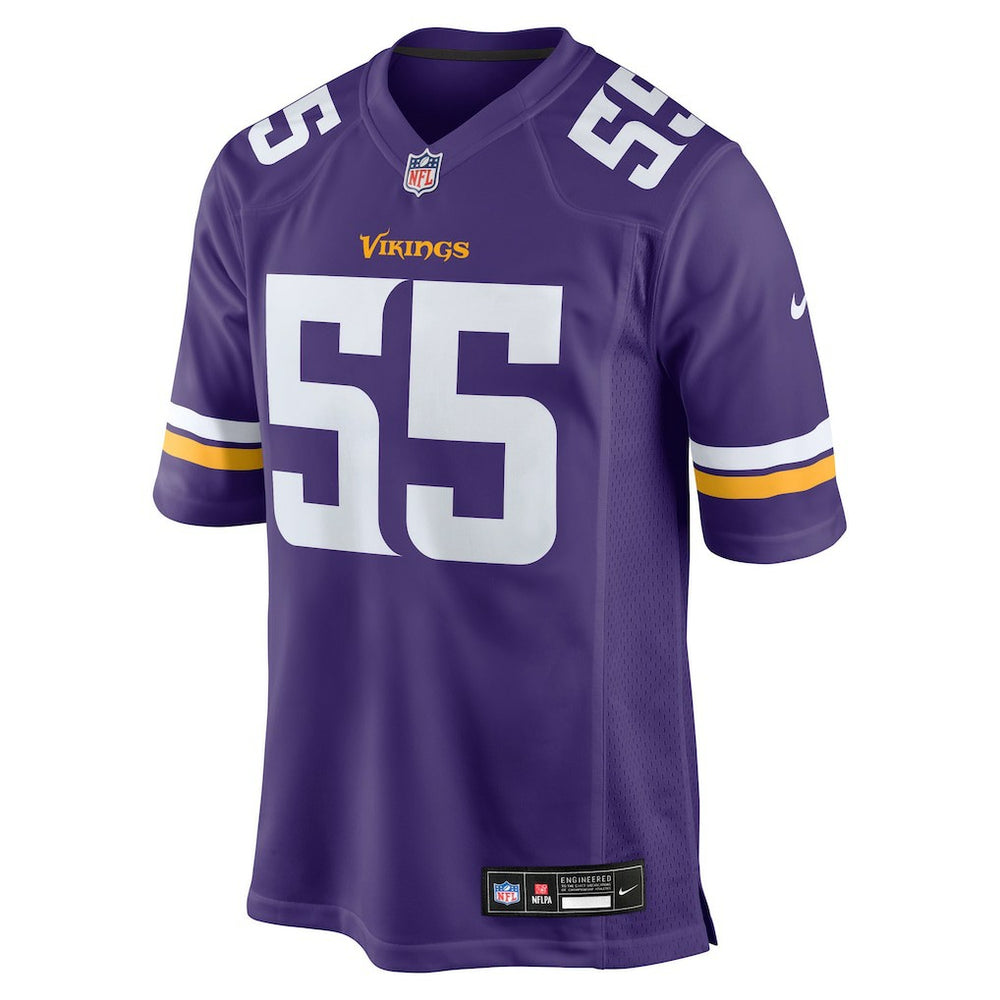 Eric Wilson Minnesota Vikings Team Game Jersey - Purple cheap