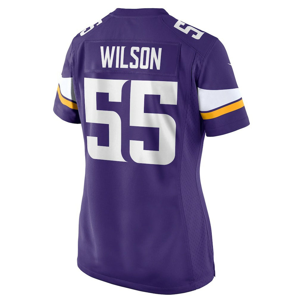 Eric Wilson Minnesota Vikings Women's Team Game Jersey - Purple discount