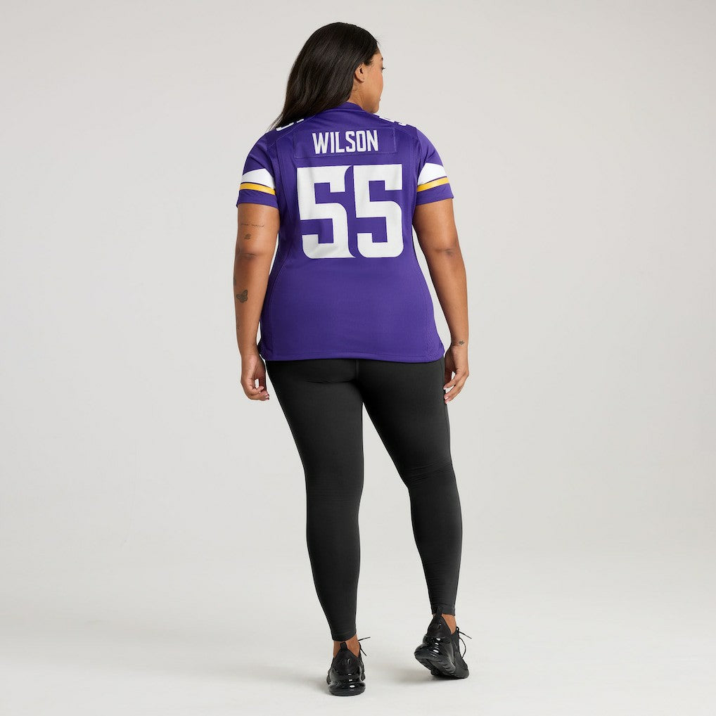Eric Wilson Minnesota Vikings Women's Team Game Jersey - Purple discount