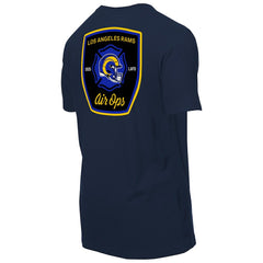 Los Angeles Rams x LAFD New Era Air Ops T-Shirt - Navy cheap