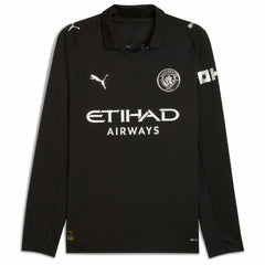 Phil Foden Manchester City Away 2025/26 Replica Long Sleeve Player Jersey - Black online