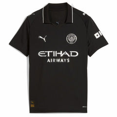 Erling Haaland Manchester City Youth 2025/26 Away Replica Player Jersey - Black discount