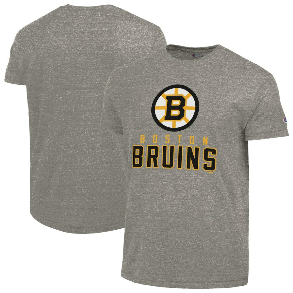 Boston Bruins Champion Tri-Blend T-Shirt - Gray T-shirts