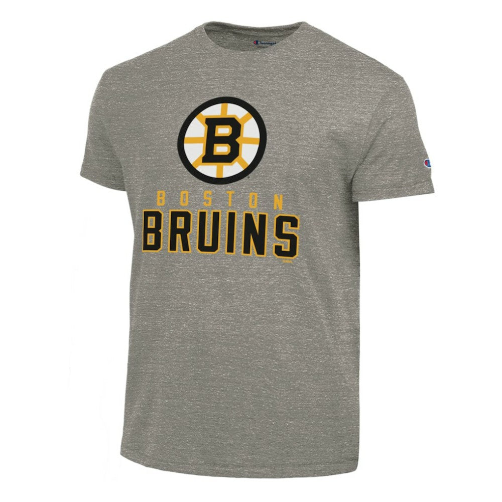 Boston Bruins Champion Tri-Blend T-Shirt - Gray T-shirts