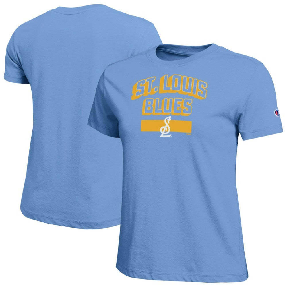 St. Louis Blues Champion Women's Team T-Shirt - Light Blue T-shirts