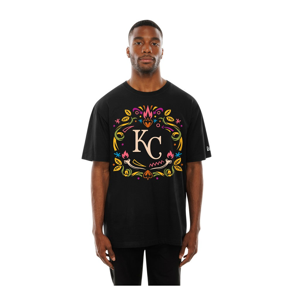 Kansas City Royals Día de los Muertos T-Shirt Black