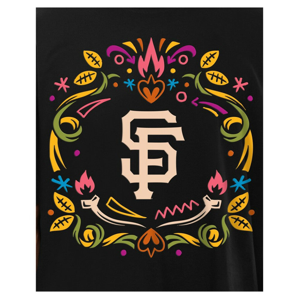 San Francisco Giants Día de los Muertos T-Shirt Black