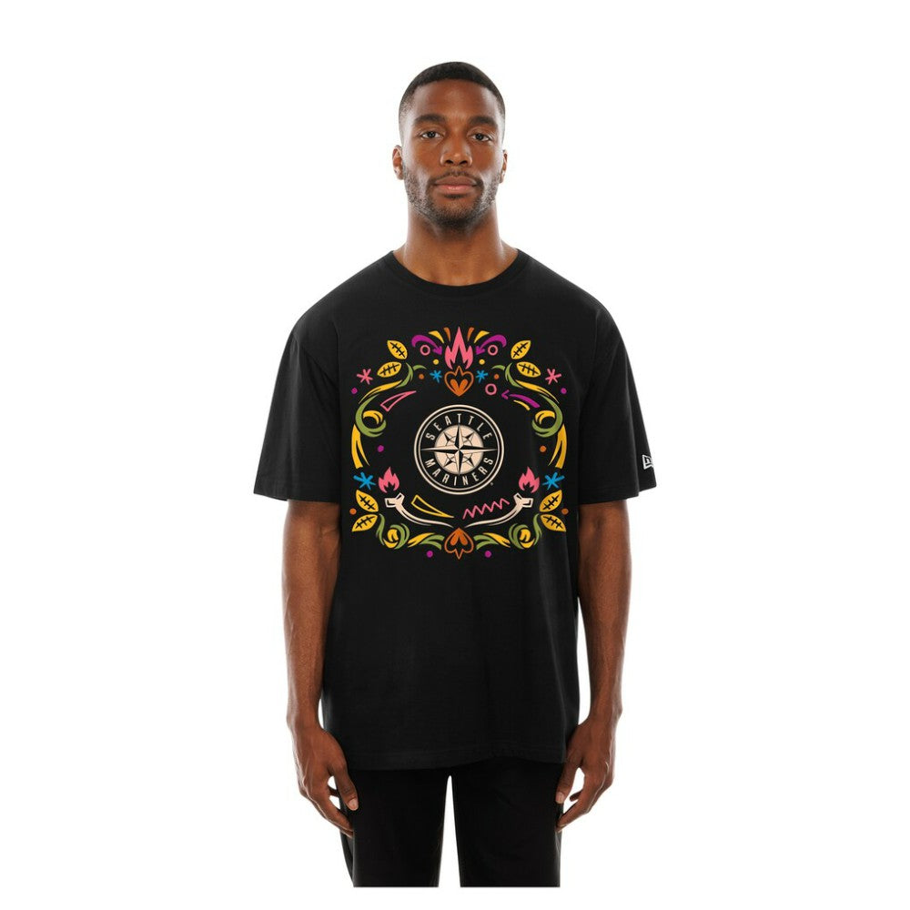 Seattle Mariners Día de los Muertos T-Shirt Black