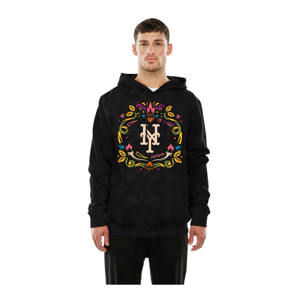 New York Mets Día de los Muertos Brushed Fleece Hoodie Black