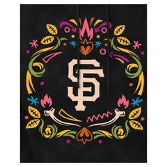 San Francisco Giants Día de los Muertos Brushed Fleece Hoodie Black