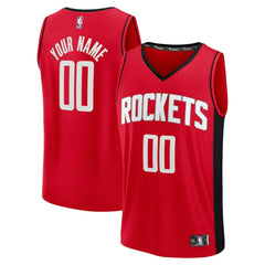 Houston Rockets Fast Break Custom Jersey - Icon Edition - Red sale
