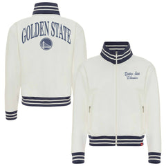 Golden State Warriors Sportiqe Women's Athletic Club Collection Sutton French Terry Full-Zip Jacket sale - Cream online