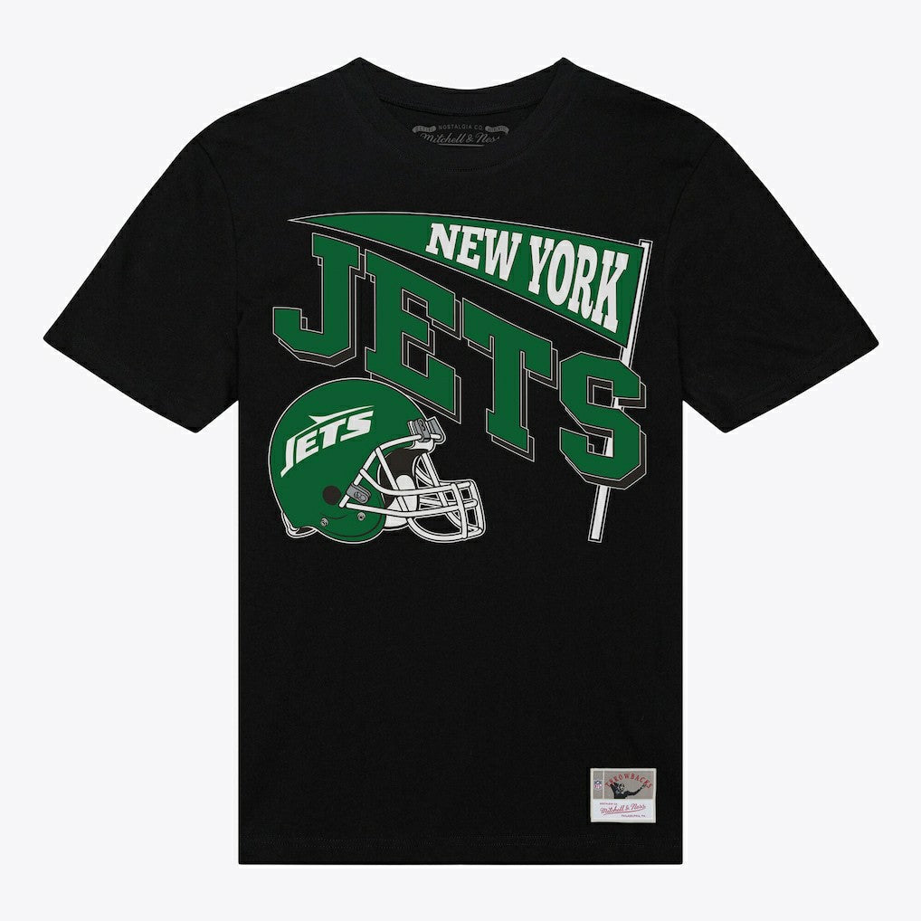 New York Jets Women's Team Dynamic Boyfriend T-Shirt - Black on sale
