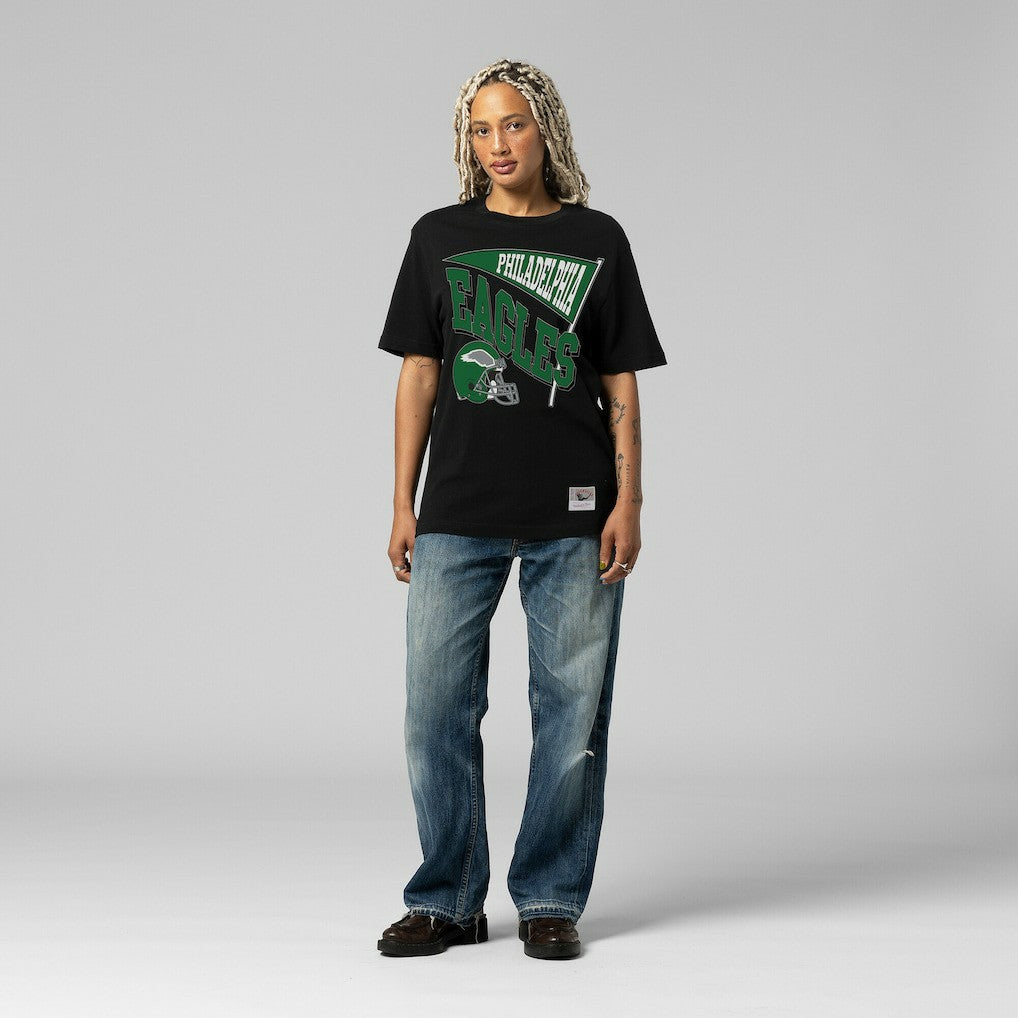 Philadelphia Eagles Women's Team Dynamic Boyfriend T-Shirt - Black discount