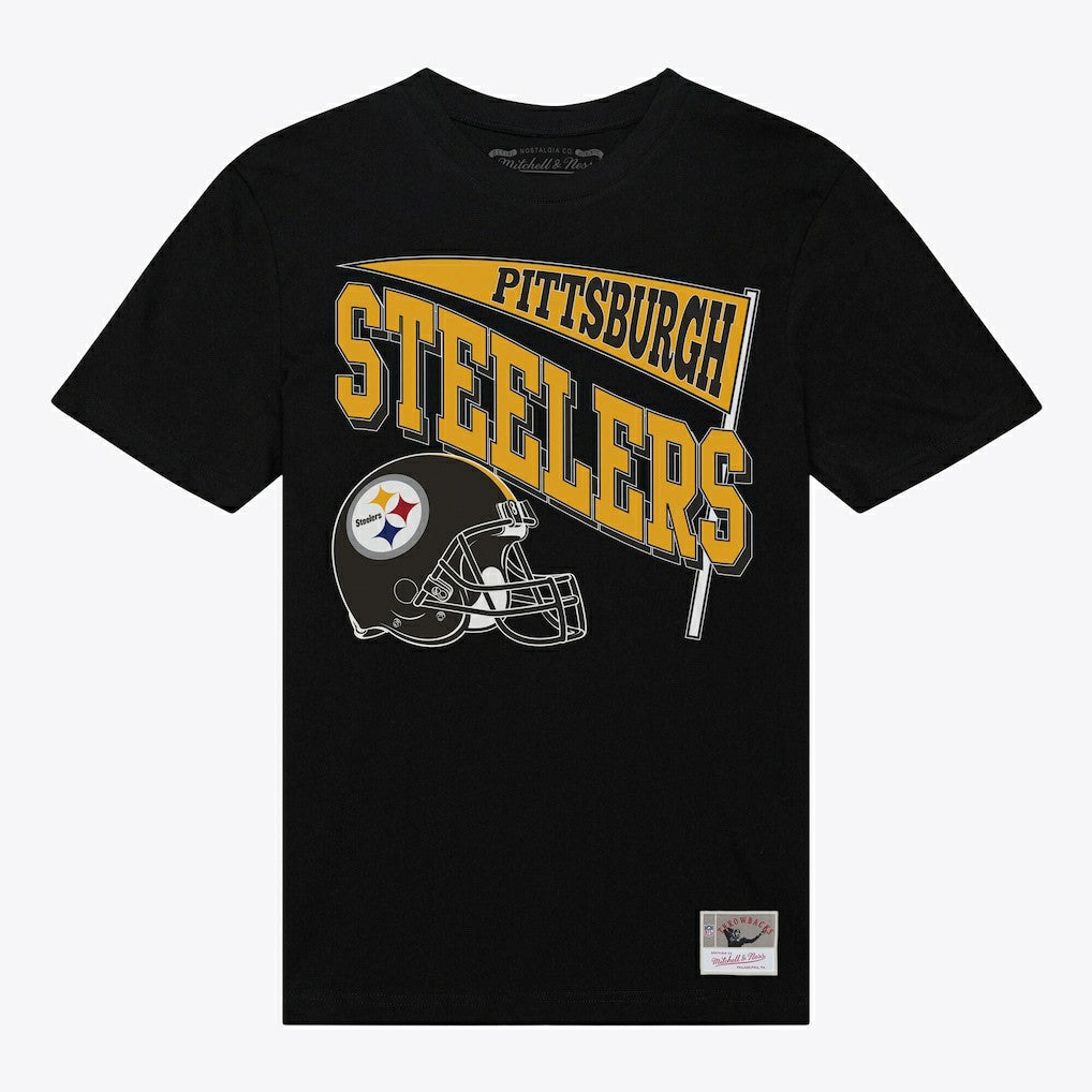 Pittsburgh Steelers Women's Team Dynamic Boyfriend T-Shirt - Black on sale