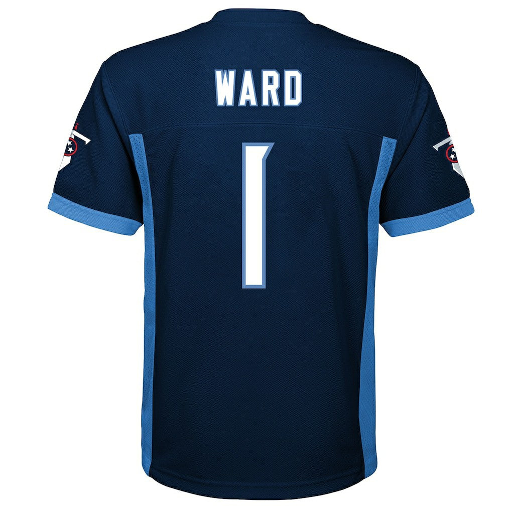 Cameron Ward Tennessee Titans Youth Replica Player Jersey - Navy on sale