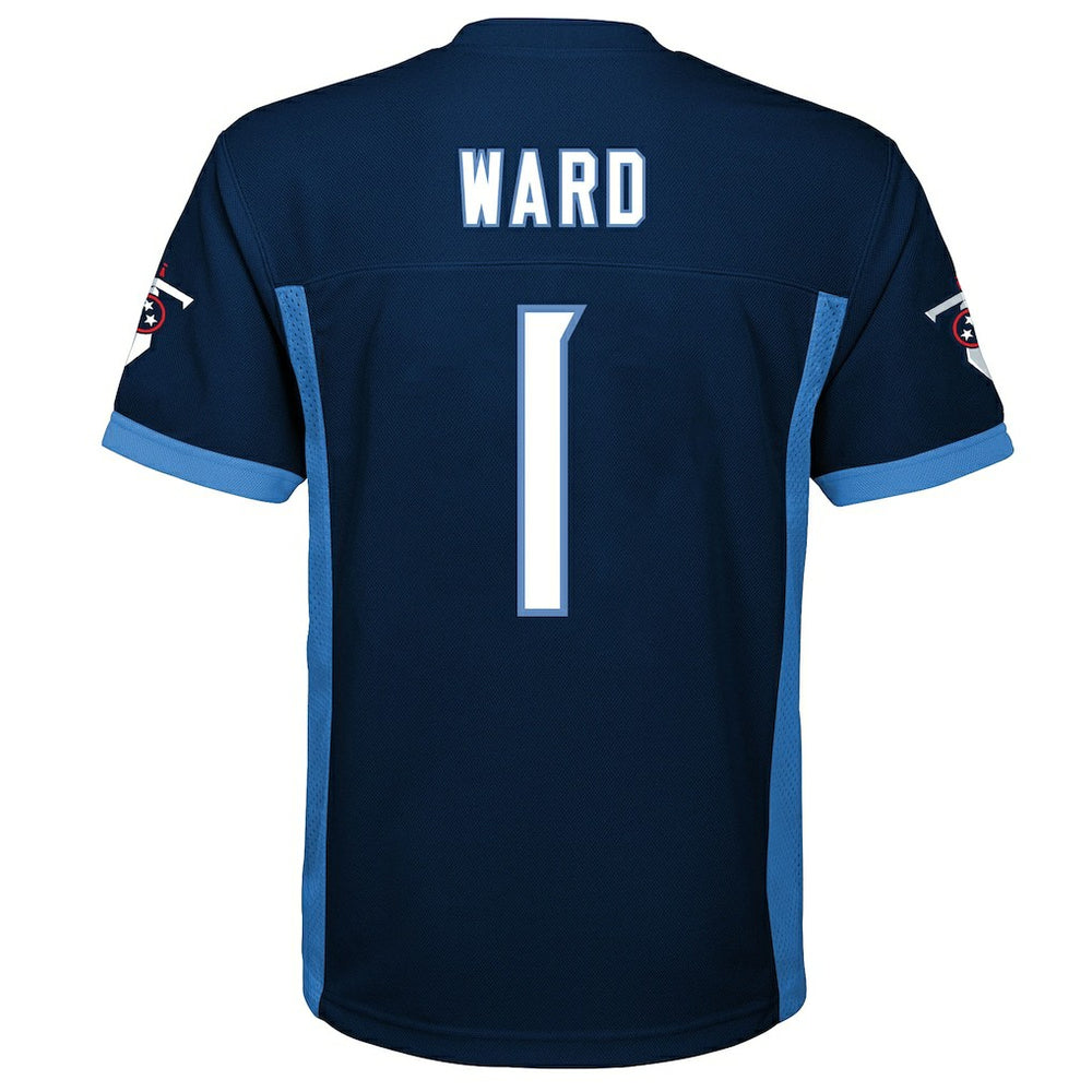 Cameron Ward Tennessee Titans Youth Replica Player Jersey - Navy on sale