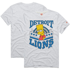 Detroit Lions Homage x The Simpsons Unisex Tri-Blend T-Shirt - White outlet