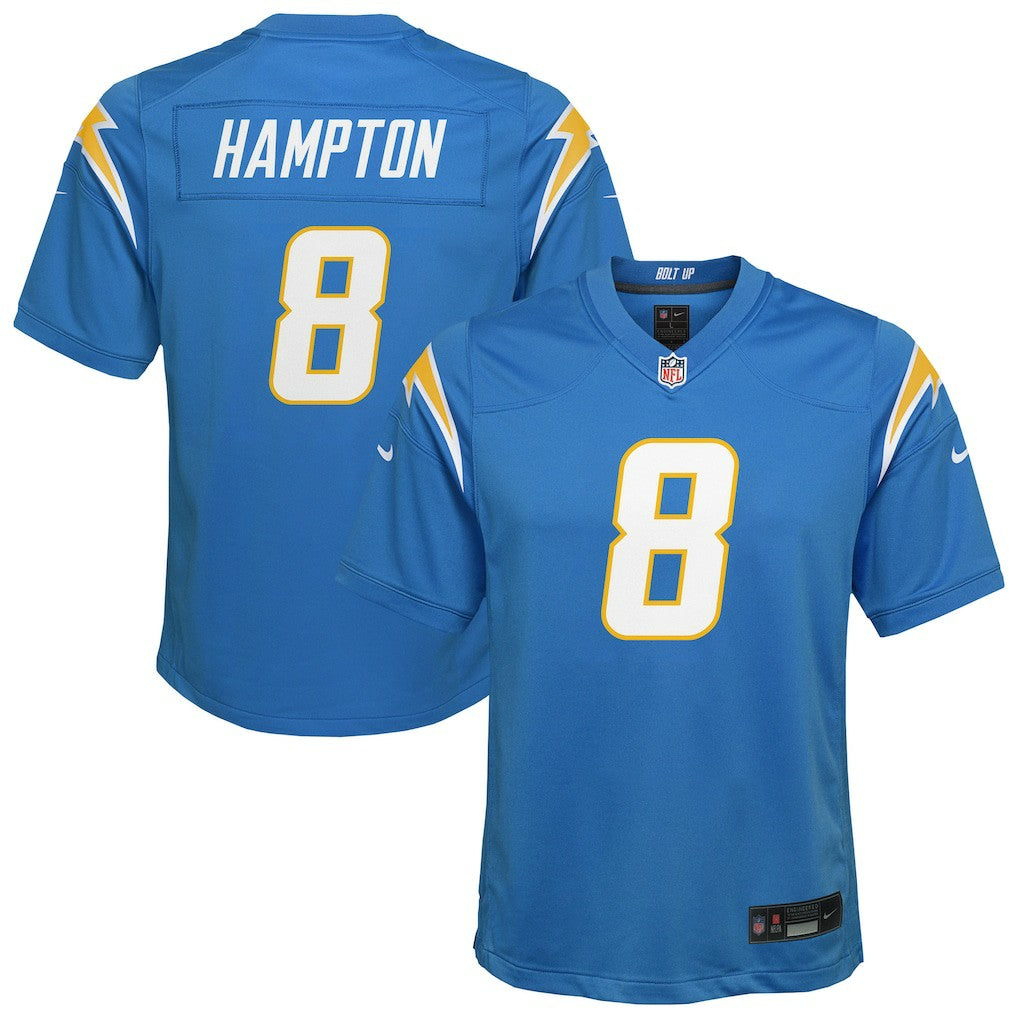 Omarion Hampton Los Angeles Chargers Youth Team Game Jersey - Powder Blue online