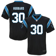Chuba Hubbard Carolina Panthers Youth Team Game Jersey - Black on sale