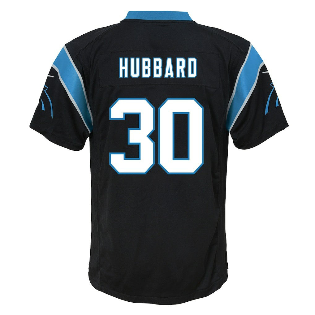 Chuba Hubbard Carolina Panthers Youth Team Game Jersey - Black on sale