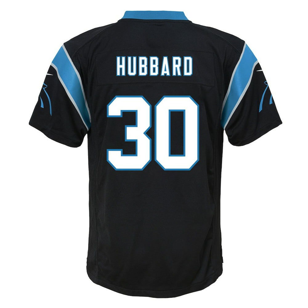 Chuba Hubbard Carolina Panthers Youth Team Game Jersey - Black on sale