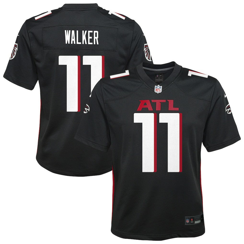 Jalon Walker Atlanta Falcons Youth Team Game Jersey - Black for sale