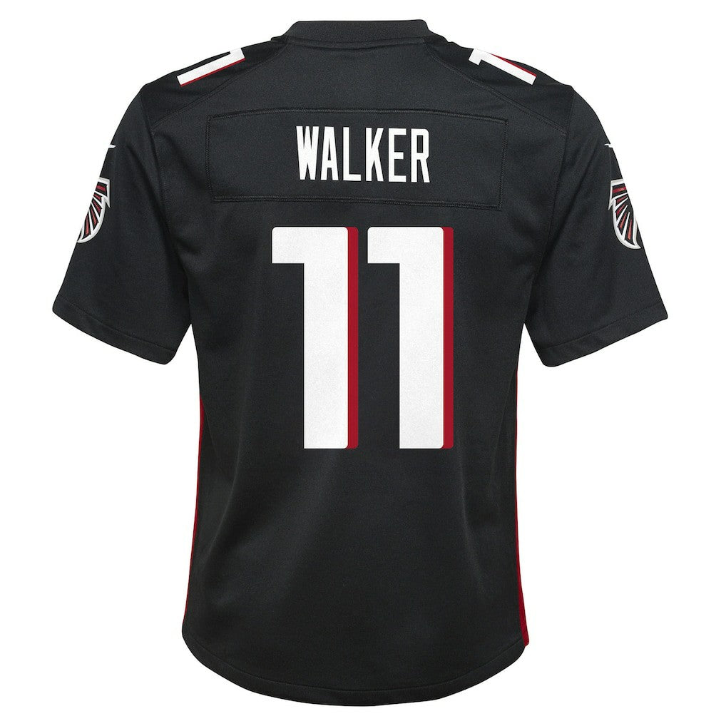 Jalon Walker Atlanta Falcons Youth Team Game Jersey - Black for sale