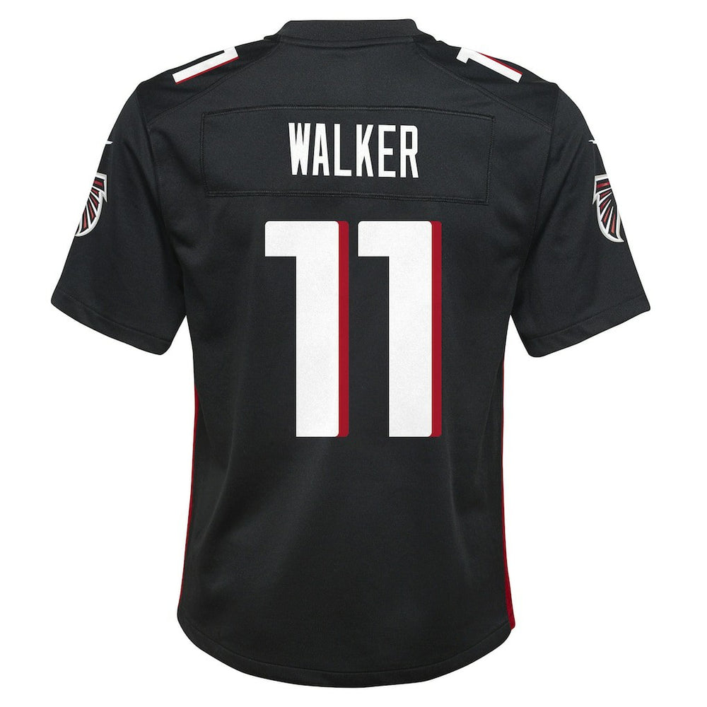 Jalon Walker Atlanta Falcons Youth Team Game Jersey - Black for sale