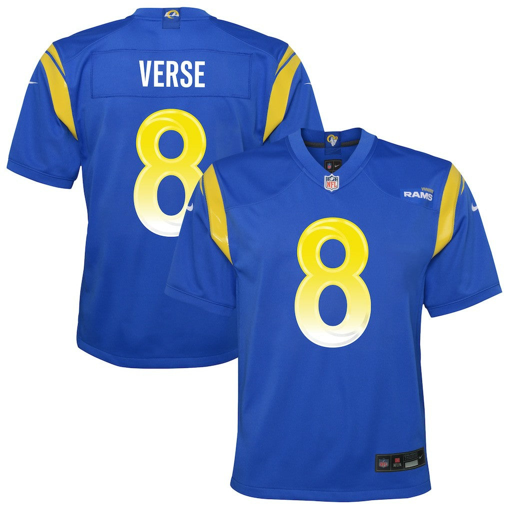 Jared Verse Los Angeles Rams Youth Team Game Jersey - Royal outlet