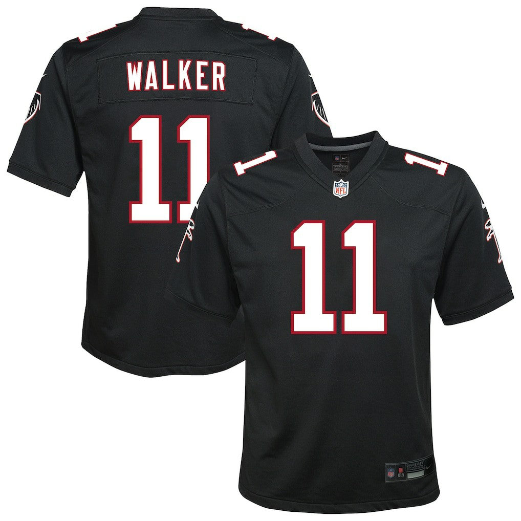 Jalon Walker Atlanta Falcons Youth Alternate Game Jersey - Black discount