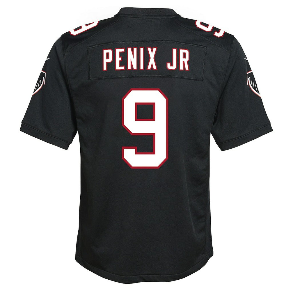 Michael Penix Jr. Atlanta Falcons Youth Alternate Game Jersey - Black cheap