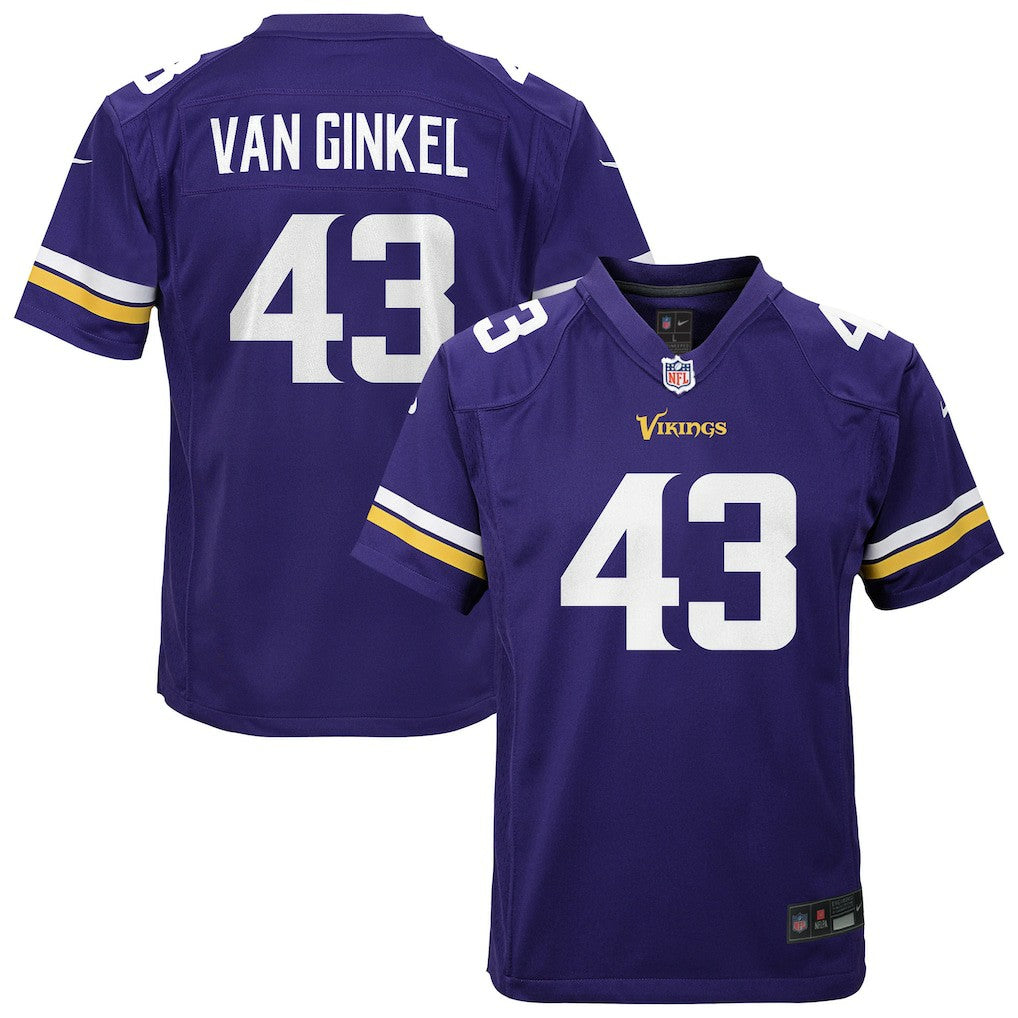 Andrew Van Ginkel Minnesota Vikings Youth Youth - Purple sale