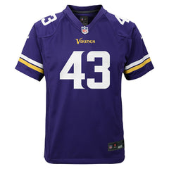 Andrew Van Ginkel Minnesota Vikings Youth Youth - Purple sale