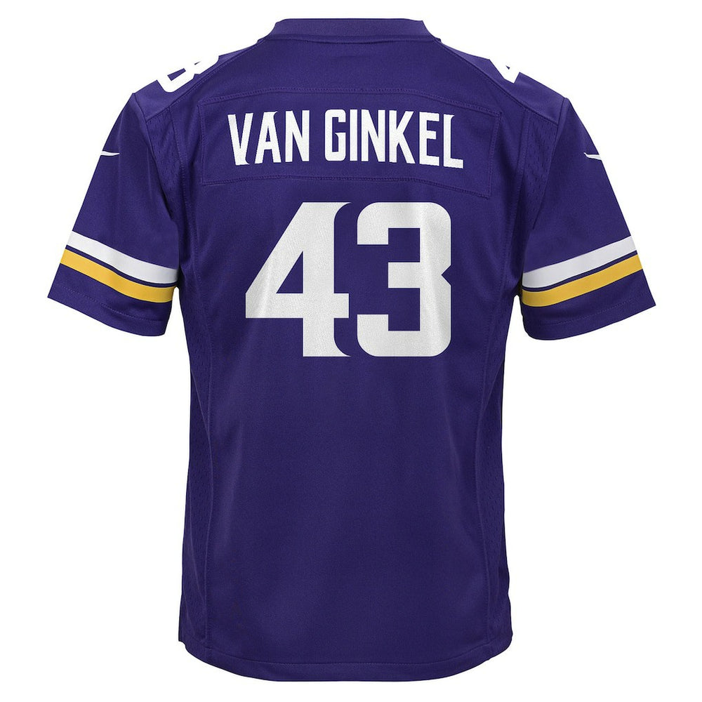 Andrew Van Ginkel Minnesota Vikings Youth Youth - Purple sale