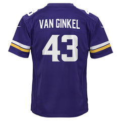 Andrew Van Ginkel Minnesota Vikings Youth Youth - Purple sale