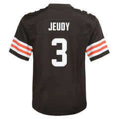 Jerry Jeudy Cleveland Browns Youth Team Game Jersey - Brown discount