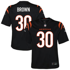 Chase Brown Cincinnati Bengals Youth Youth - Black for sale
