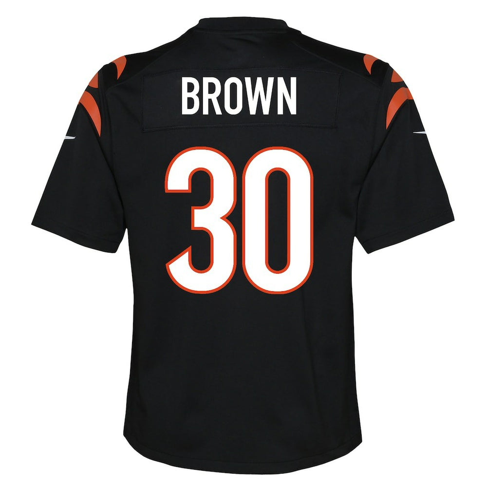 Chase Brown Cincinnati Bengals Youth Youth - Black for sale