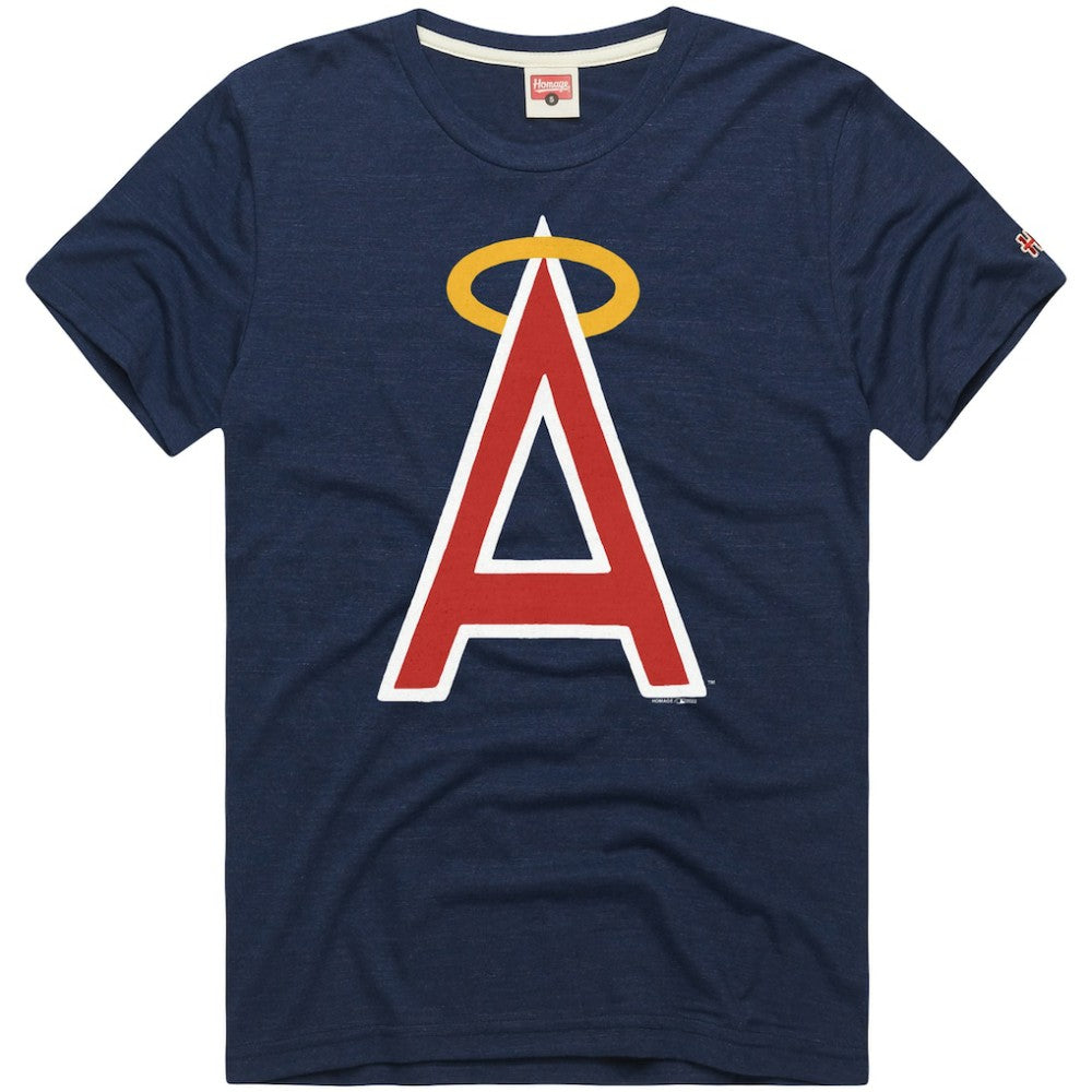 Los Angeles Angels Homage Hyper Local Refresh T-Shirt Navy