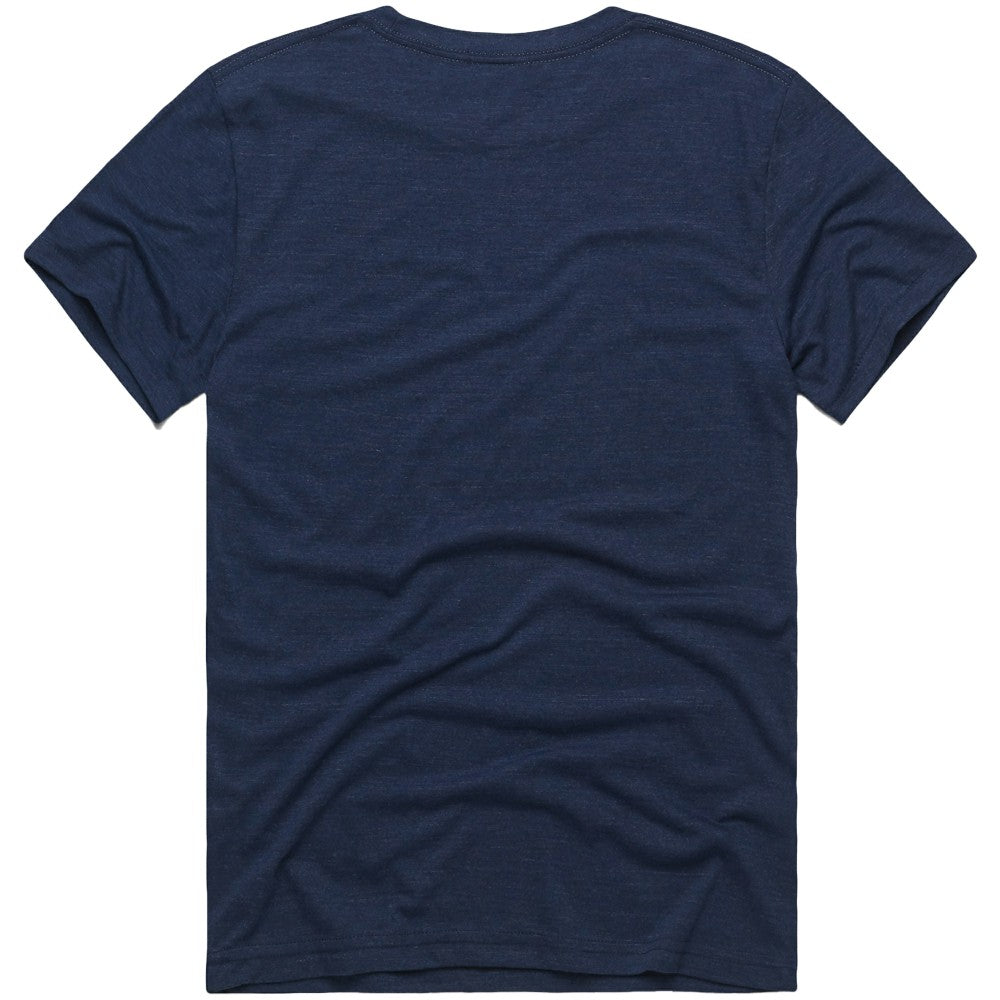 Milwaukee Brewers Homage Hyper Local Refresh Tri-Blend T-Shirt Navy