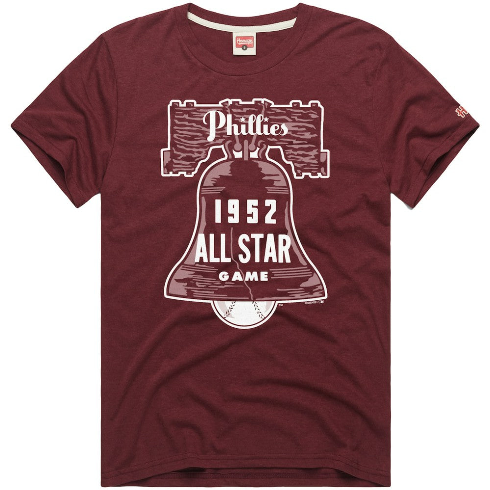 Philadelphia Phillies Homage Hyper Local Refresh T-Shirt Wine